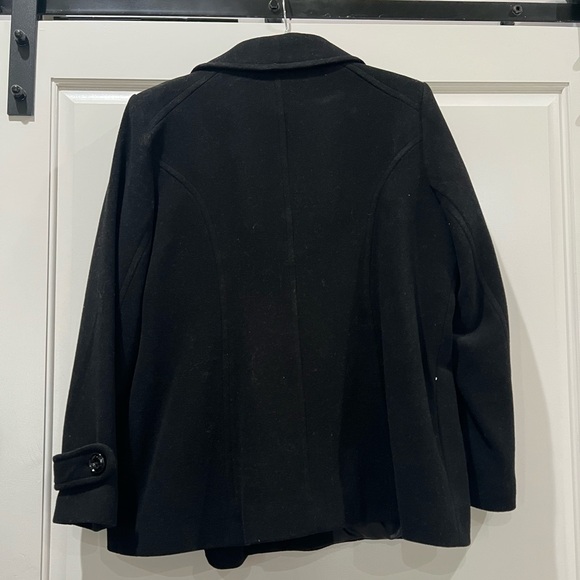 Jason Kole Women's Black Peacoat - Picture 4 of 7